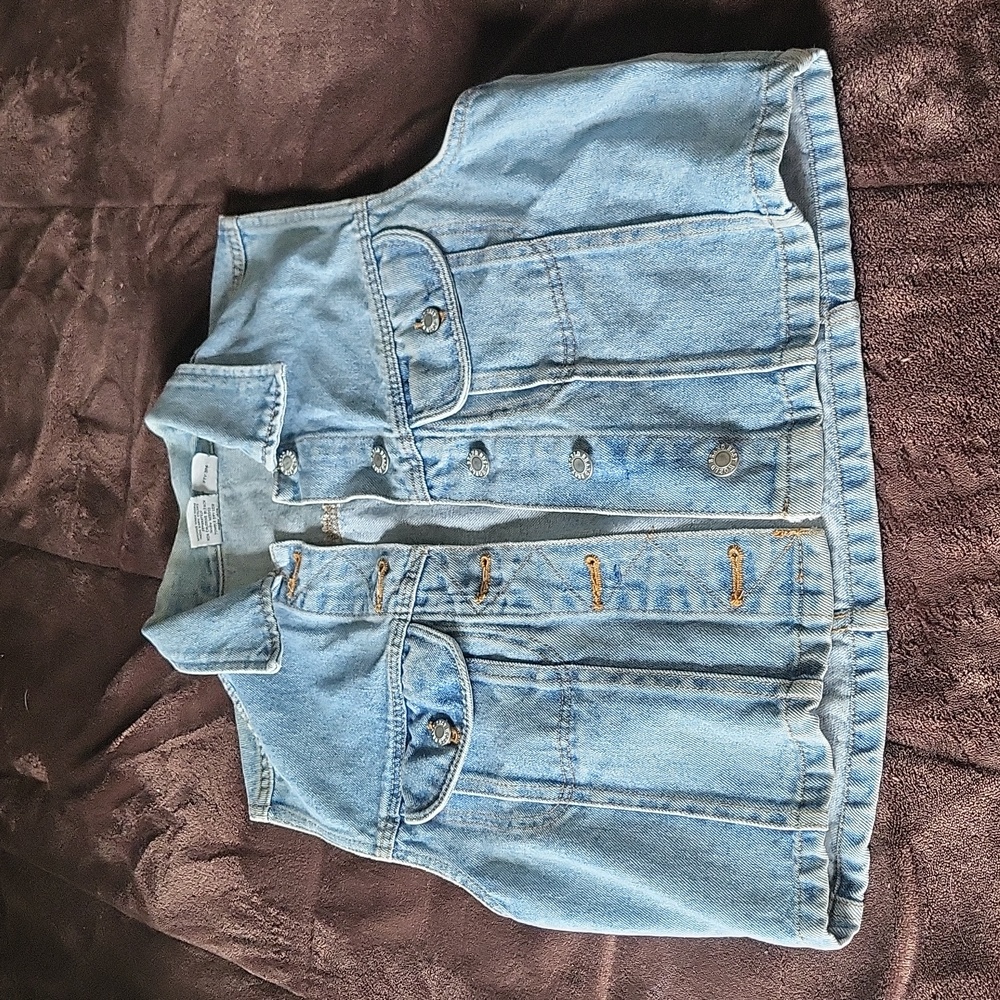 Blue denim Jean vest